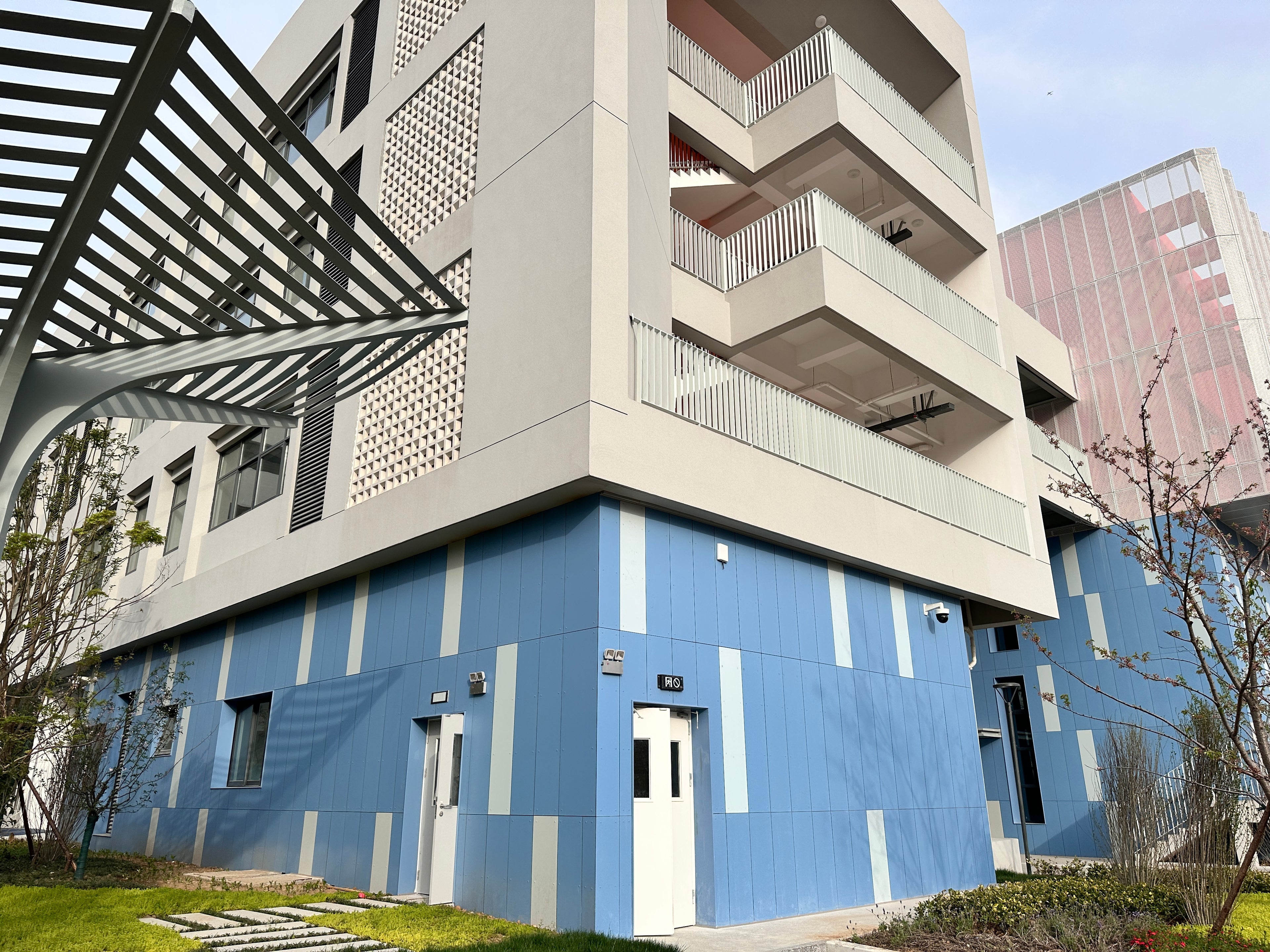 HPL Exterior Wall Cladding Panel-Colorful decor